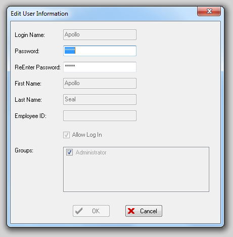 图31.5  Change Current User Password (修改当前用户密码)